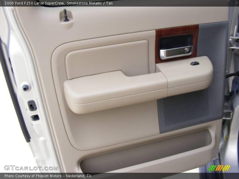 Smokestone Metallic / Tan 2006 Ford F150 Lariat SuperCrew