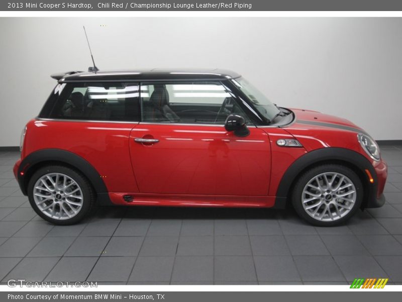 Chili Red / Championship Lounge Leather/Red Piping 2013 Mini Cooper S Hardtop