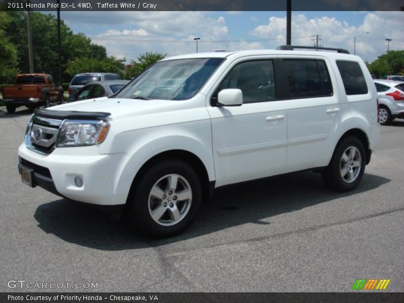 Taffeta White / Gray 2011 Honda Pilot EX-L 4WD