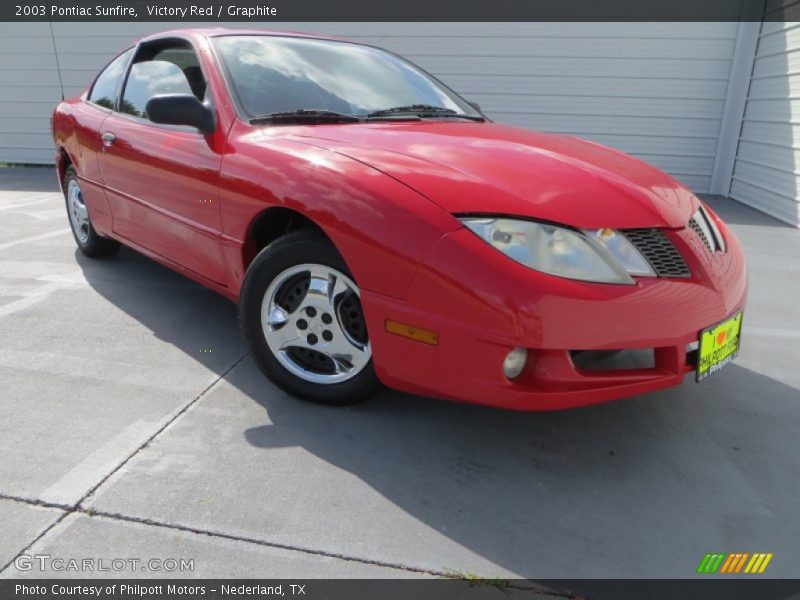 Victory Red / Graphite 2003 Pontiac Sunfire