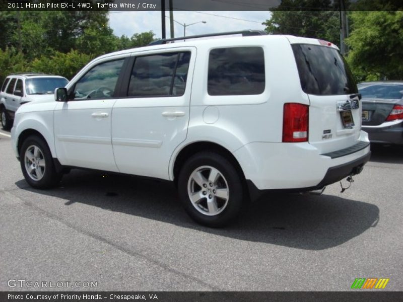 Taffeta White / Gray 2011 Honda Pilot EX-L 4WD