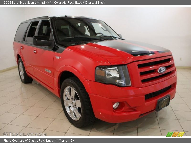 Colorado Red/Black / Charcoal Black 2008 Ford Expedition Limited 4x4