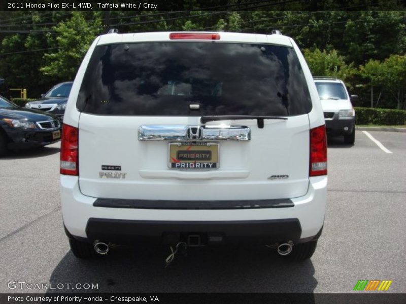 Taffeta White / Gray 2011 Honda Pilot EX-L 4WD