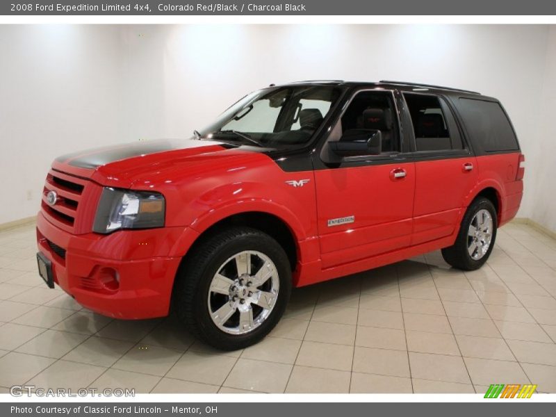 Colorado Red/Black / Charcoal Black 2008 Ford Expedition Limited 4x4