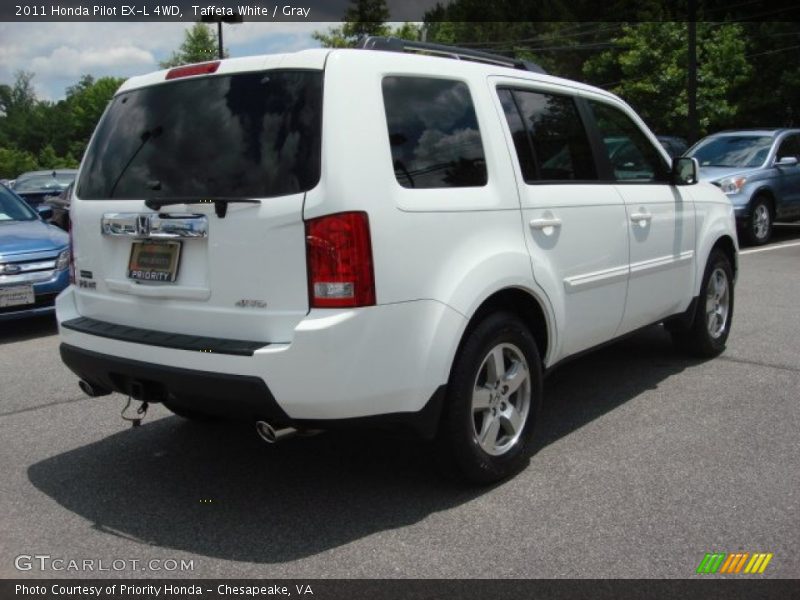 Taffeta White / Gray 2011 Honda Pilot EX-L 4WD