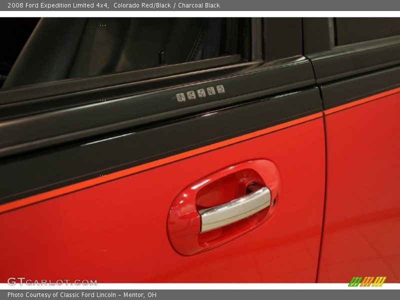 Colorado Red/Black / Charcoal Black 2008 Ford Expedition Limited 4x4