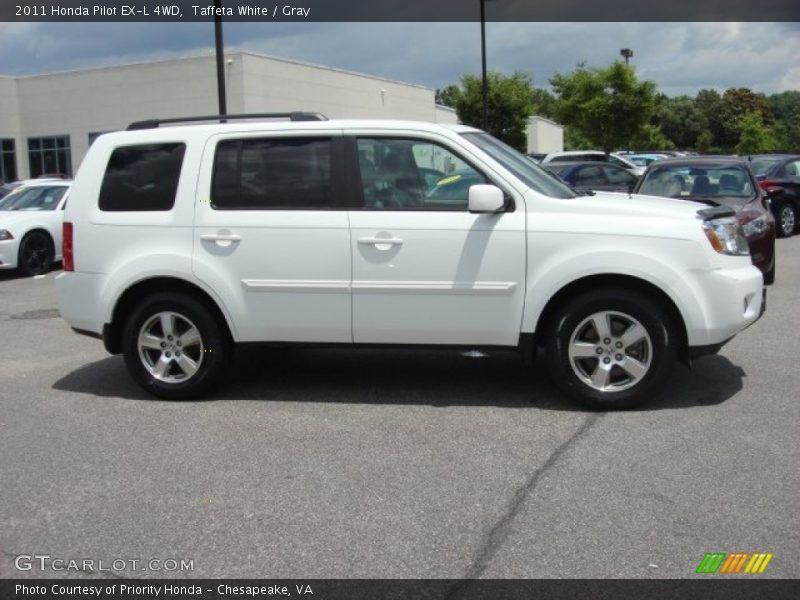 Taffeta White / Gray 2011 Honda Pilot EX-L 4WD