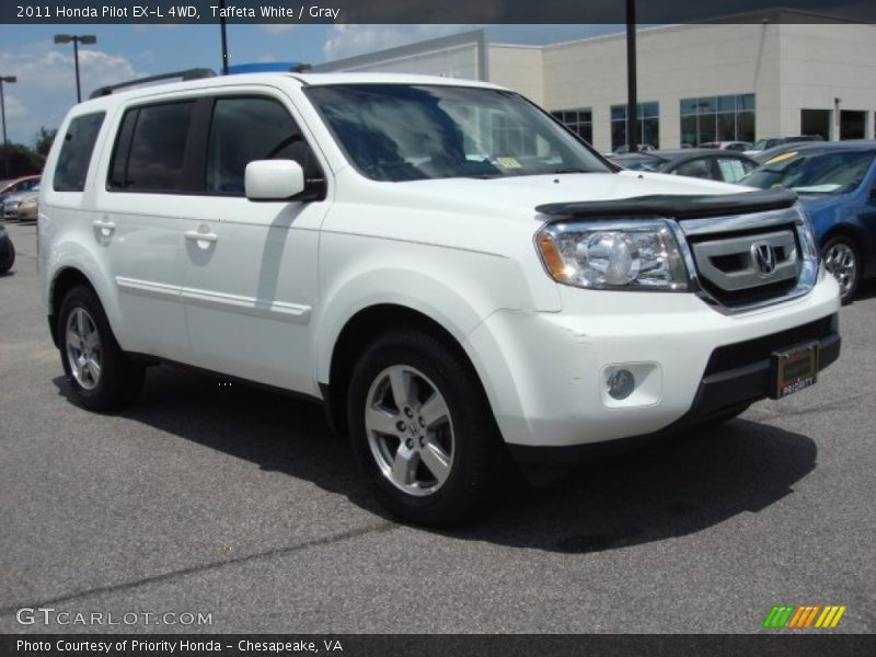 Taffeta White / Gray 2011 Honda Pilot EX-L 4WD