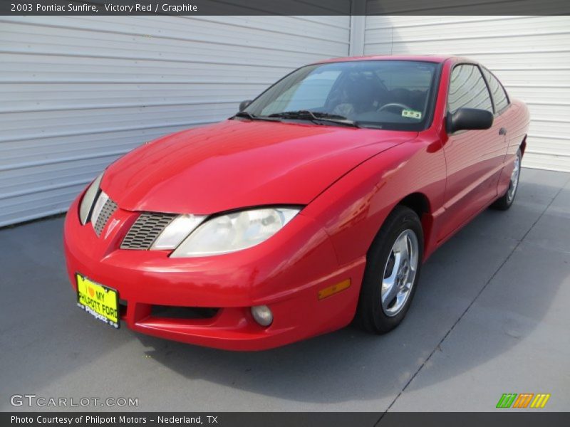 Victory Red / Graphite 2003 Pontiac Sunfire