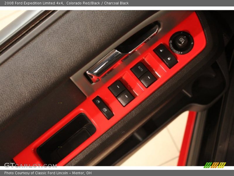 Colorado Red/Black / Charcoal Black 2008 Ford Expedition Limited 4x4