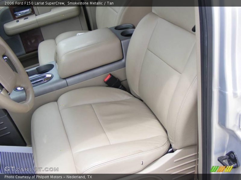 Smokestone Metallic / Tan 2006 Ford F150 Lariat SuperCrew