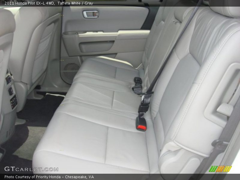 Taffeta White / Gray 2011 Honda Pilot EX-L 4WD