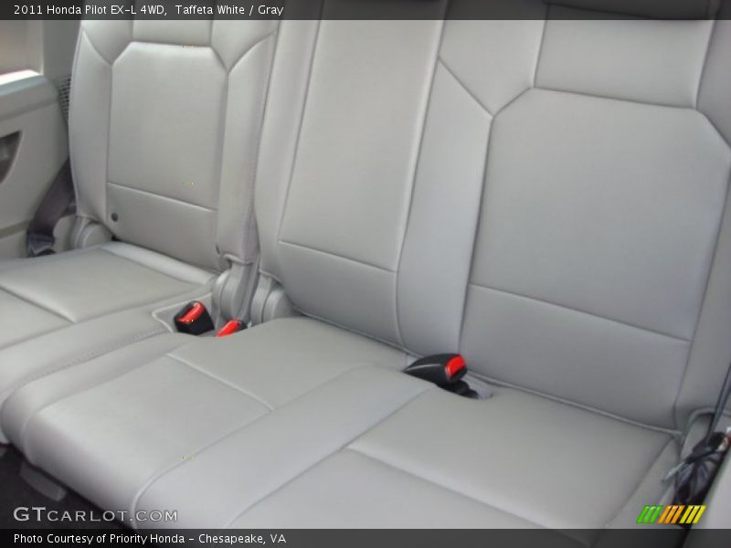 Taffeta White / Gray 2011 Honda Pilot EX-L 4WD