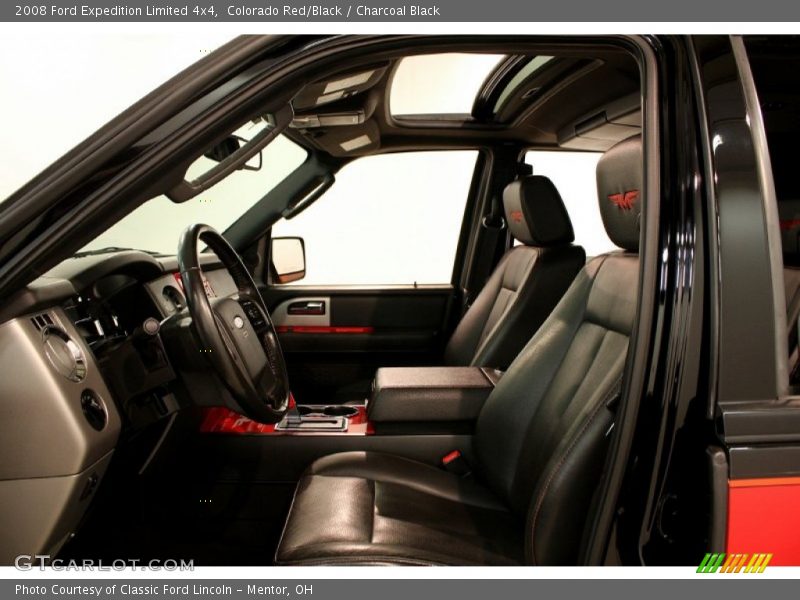Colorado Red/Black / Charcoal Black 2008 Ford Expedition Limited 4x4