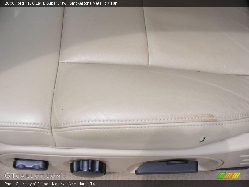 Smokestone Metallic / Tan 2006 Ford F150 Lariat SuperCrew