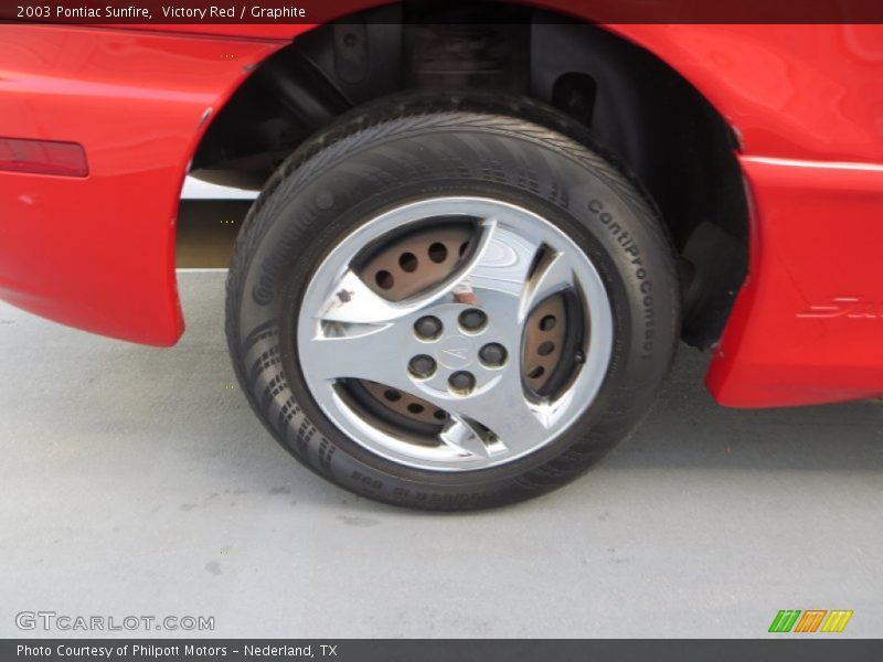 Victory Red / Graphite 2003 Pontiac Sunfire