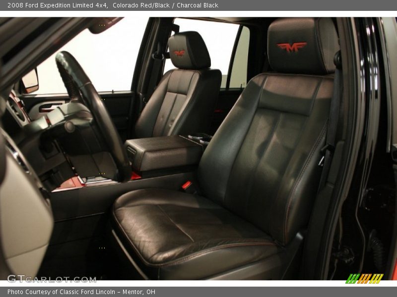 Colorado Red/Black / Charcoal Black 2008 Ford Expedition Limited 4x4