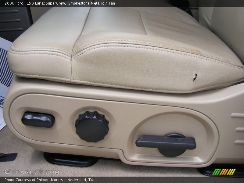 Smokestone Metallic / Tan 2006 Ford F150 Lariat SuperCrew