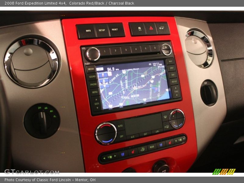 Colorado Red/Black / Charcoal Black 2008 Ford Expedition Limited 4x4