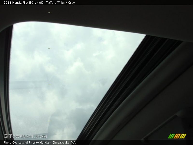 Taffeta White / Gray 2011 Honda Pilot EX-L 4WD