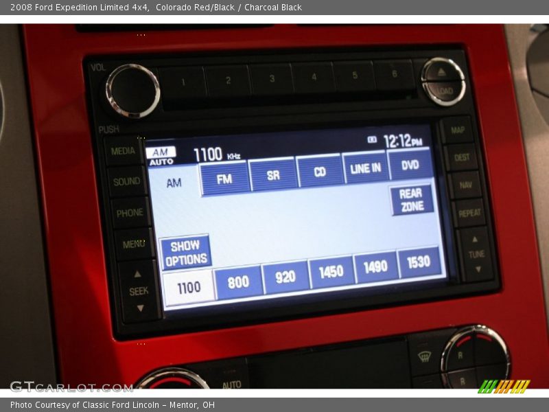 Colorado Red/Black / Charcoal Black 2008 Ford Expedition Limited 4x4