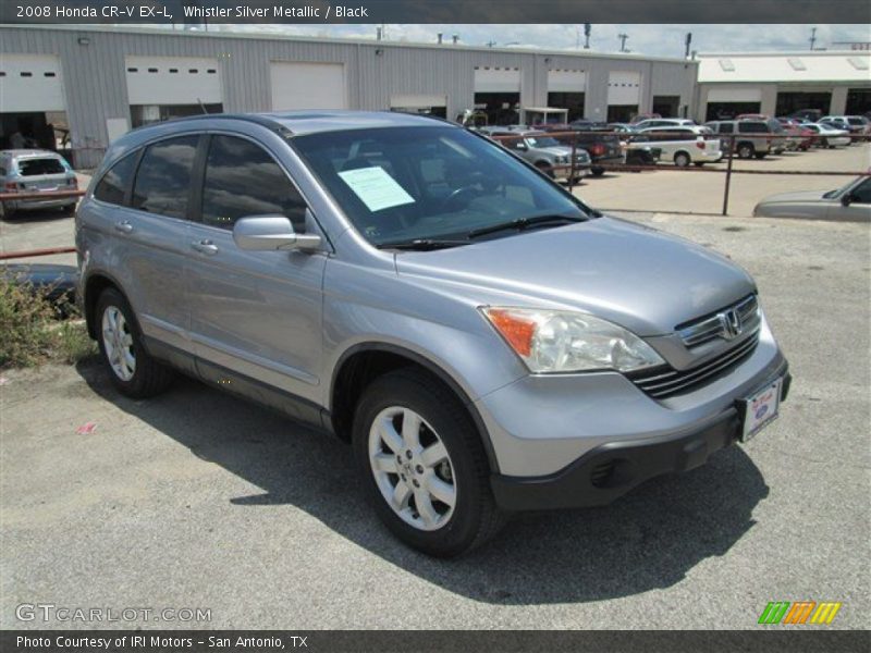 Whistler Silver Metallic / Black 2008 Honda CR-V EX-L