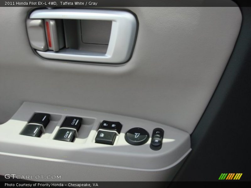 Taffeta White / Gray 2011 Honda Pilot EX-L 4WD