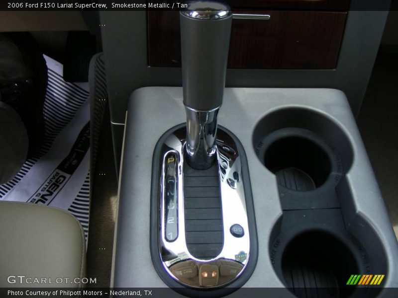 Smokestone Metallic / Tan 2006 Ford F150 Lariat SuperCrew