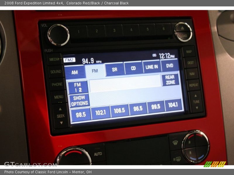 Colorado Red/Black / Charcoal Black 2008 Ford Expedition Limited 4x4