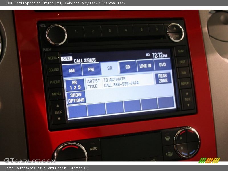 Colorado Red/Black / Charcoal Black 2008 Ford Expedition Limited 4x4
