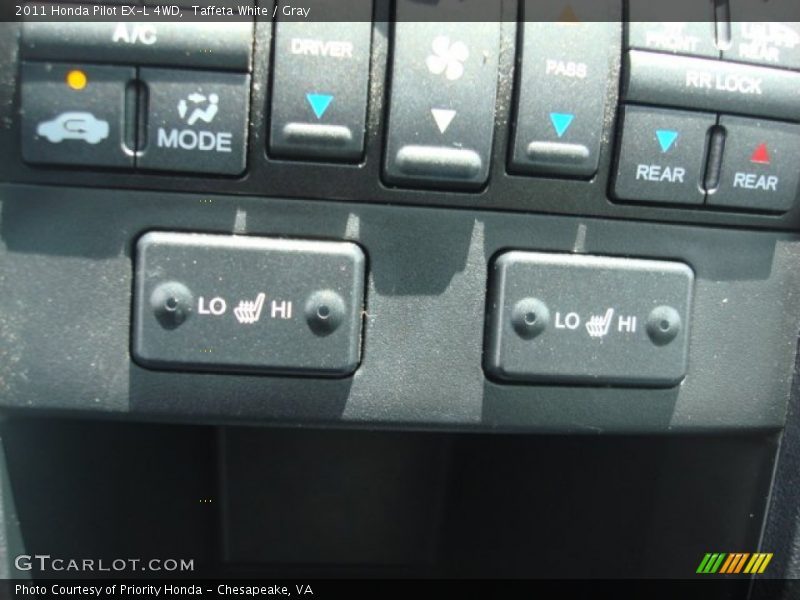 Taffeta White / Gray 2011 Honda Pilot EX-L 4WD