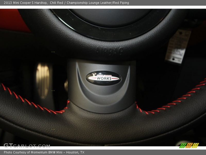 Chili Red / Championship Lounge Leather/Red Piping 2013 Mini Cooper S Hardtop