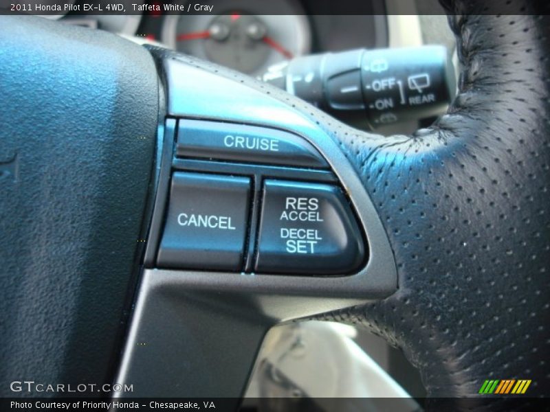 Taffeta White / Gray 2011 Honda Pilot EX-L 4WD
