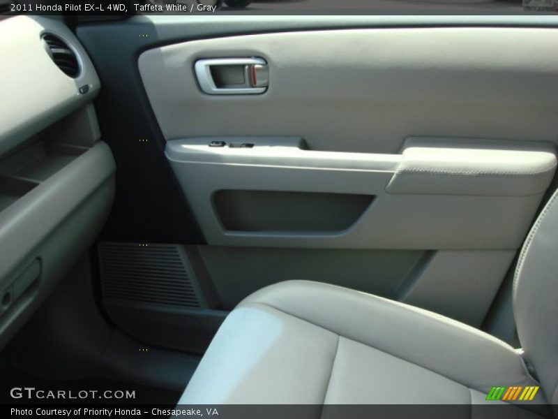 Taffeta White / Gray 2011 Honda Pilot EX-L 4WD