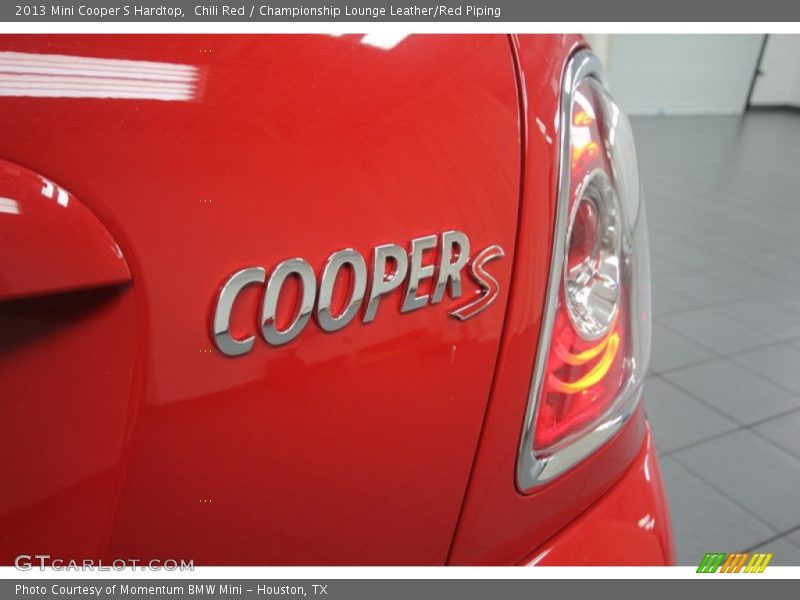 Chili Red / Championship Lounge Leather/Red Piping 2013 Mini Cooper S Hardtop
