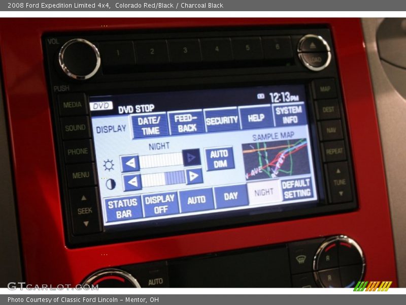 Colorado Red/Black / Charcoal Black 2008 Ford Expedition Limited 4x4