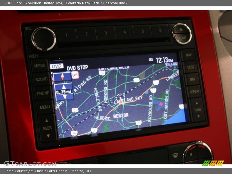 Colorado Red/Black / Charcoal Black 2008 Ford Expedition Limited 4x4