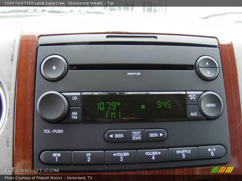 Smokestone Metallic / Tan 2006 Ford F150 Lariat SuperCrew