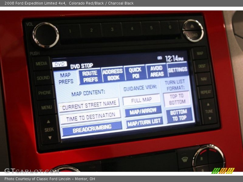 Colorado Red/Black / Charcoal Black 2008 Ford Expedition Limited 4x4