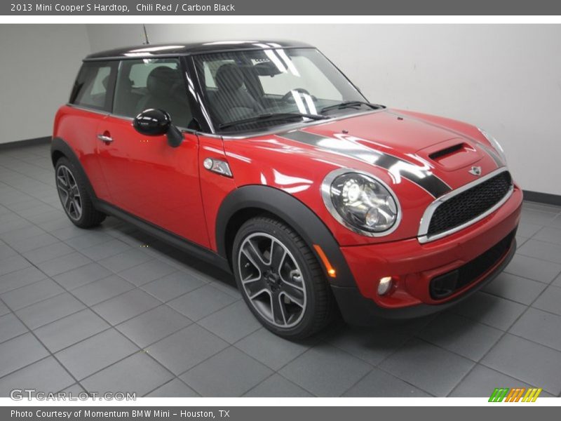 Chili Red / Carbon Black 2013 Mini Cooper S Hardtop