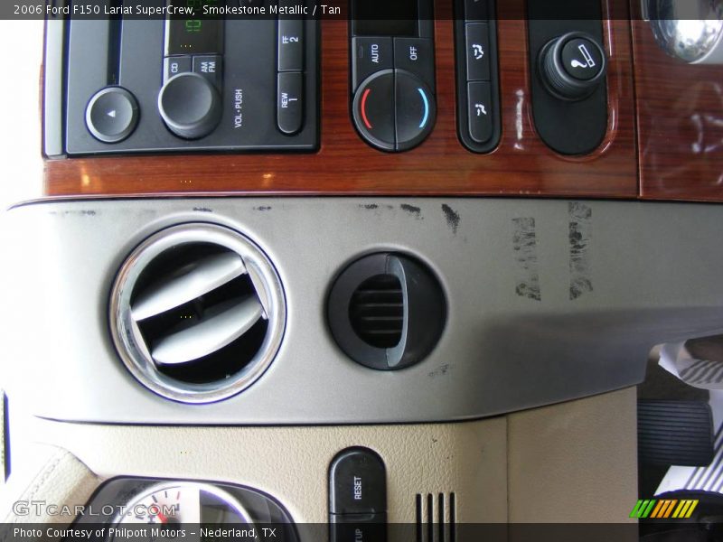 Smokestone Metallic / Tan 2006 Ford F150 Lariat SuperCrew