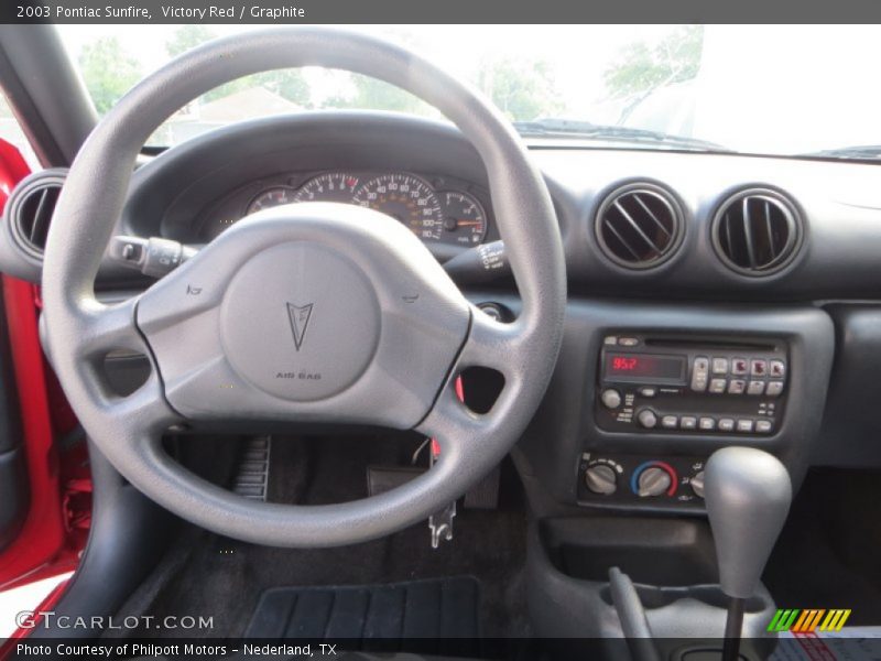 Victory Red / Graphite 2003 Pontiac Sunfire