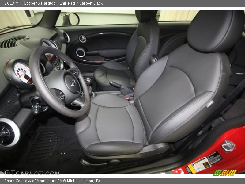 Chili Red / Carbon Black 2013 Mini Cooper S Hardtop