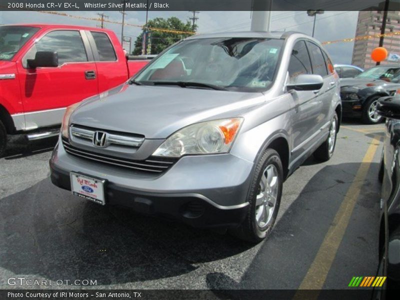 Whistler Silver Metallic / Black 2008 Honda CR-V EX-L