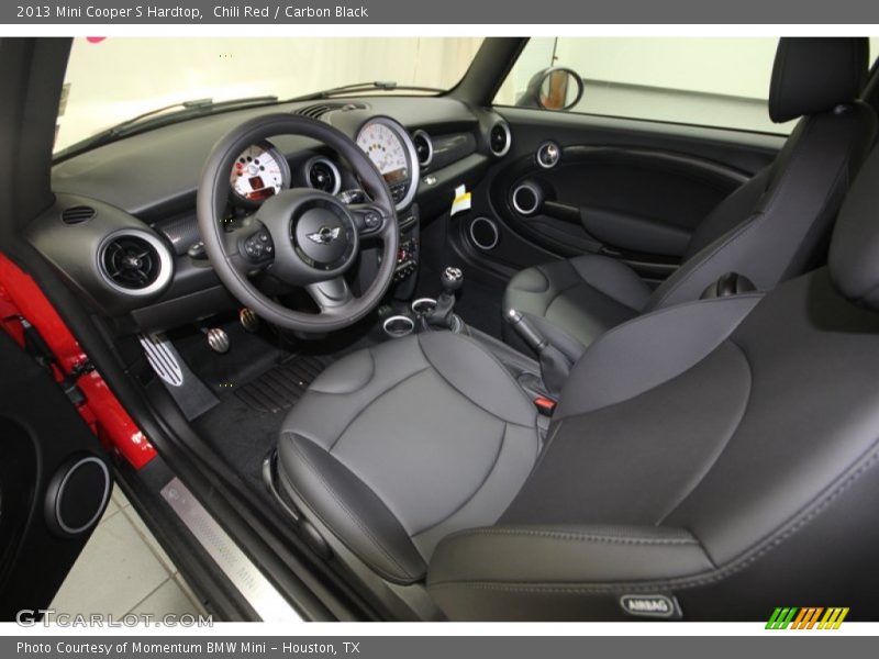 Chili Red / Carbon Black 2013 Mini Cooper S Hardtop