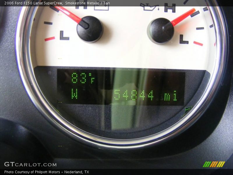 Smokestone Metallic / Tan 2006 Ford F150 Lariat SuperCrew