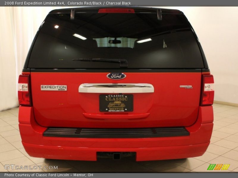 Colorado Red/Black / Charcoal Black 2008 Ford Expedition Limited 4x4