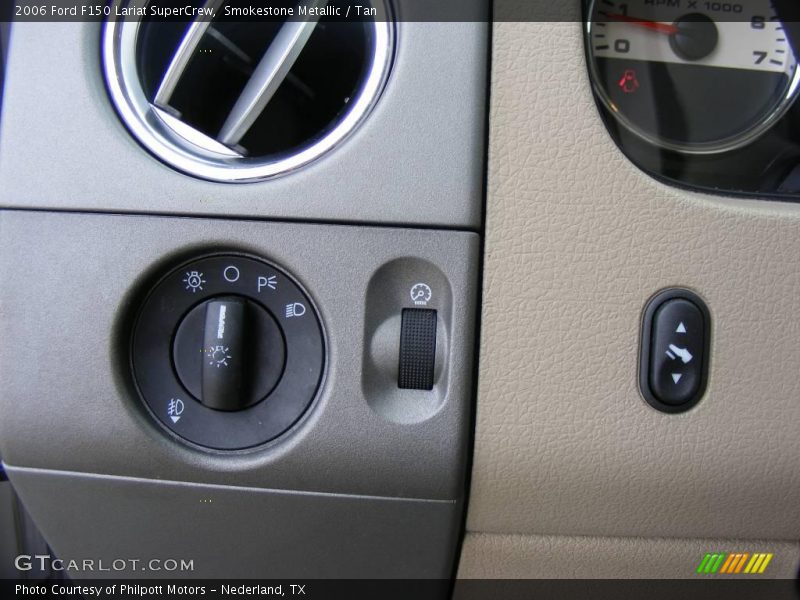 Smokestone Metallic / Tan 2006 Ford F150 Lariat SuperCrew
