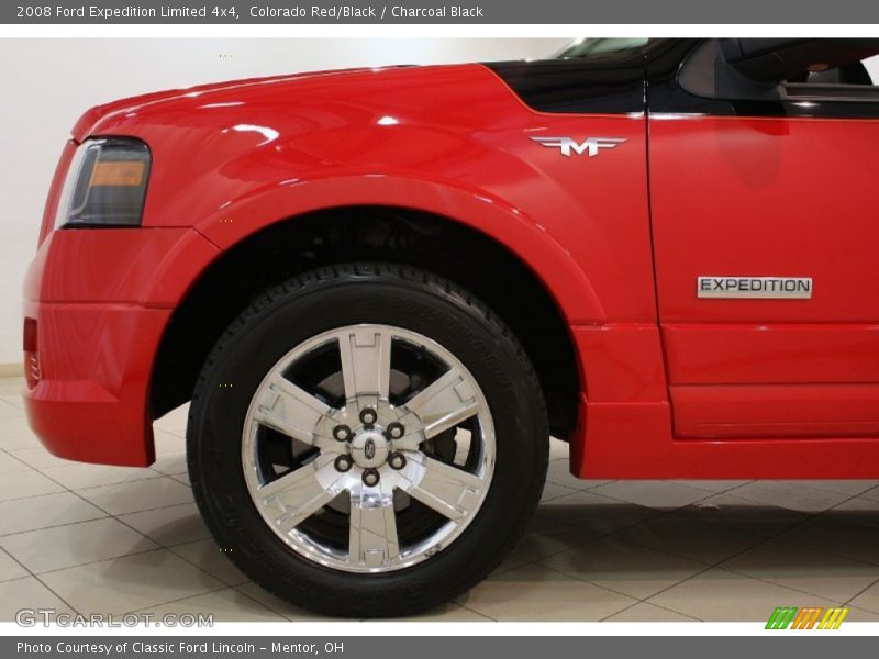 Colorado Red/Black / Charcoal Black 2008 Ford Expedition Limited 4x4