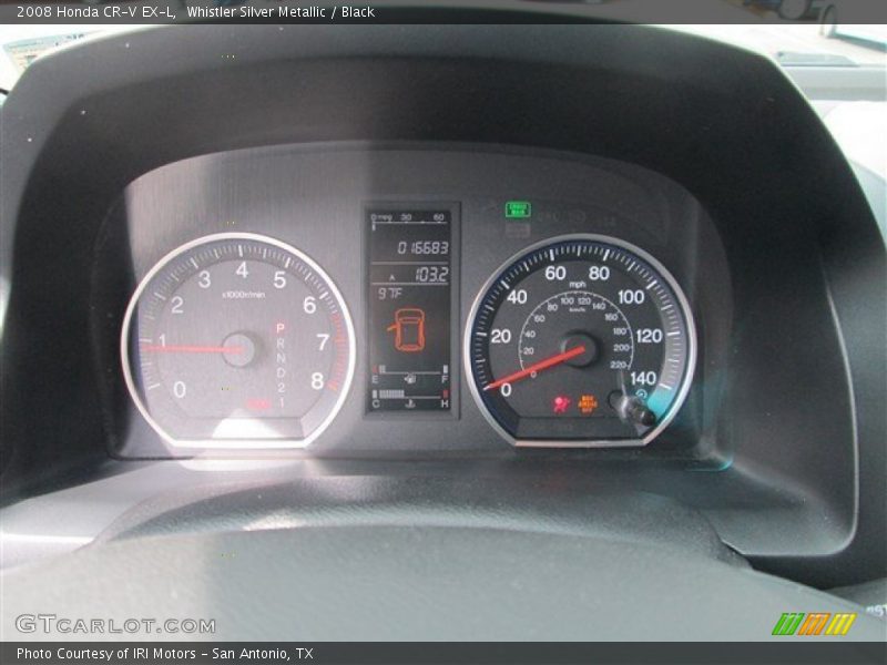 Whistler Silver Metallic / Black 2008 Honda CR-V EX-L